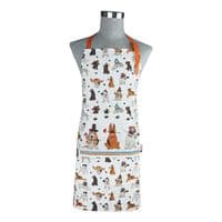Cooking Apron Cotton Twill Chef Baking Kitchen Unisex Novelty Dogs BBQ Grill New